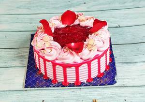 Rose Falooda Cake [500 Grams]