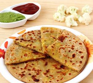 Tawa Gobi Pyaaj Paratha