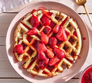Strawberry Waffles
