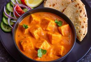 Butter Paneer Masala With Roti