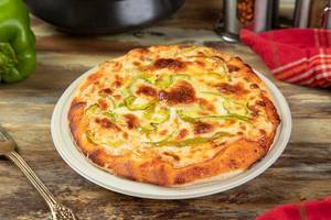 Single cheese capsicum pizza