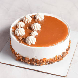 Butterscotch Eggless Cake