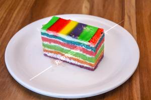 Rainbow Pastry Cake( Per Piece)