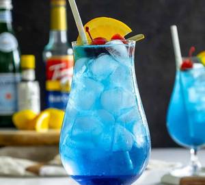 Blue Lagoon Mocktail