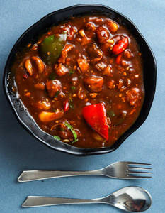 Mushroom Chilly Gravy