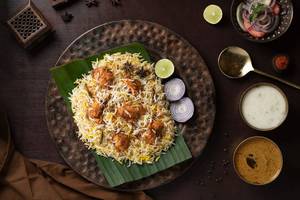 Double Chicken Dum Boneless Biryani