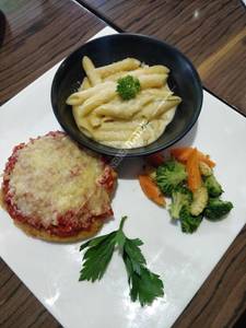Grilled Chicken Parmigiana