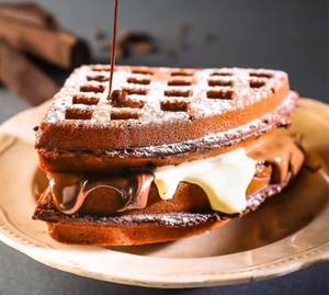 Triple Chocolate Waffle