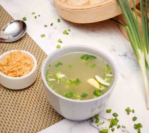 Vegetable Crispy Fried Rice Soup