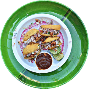 Raw Banana Bajji Plate(4 Pcs)