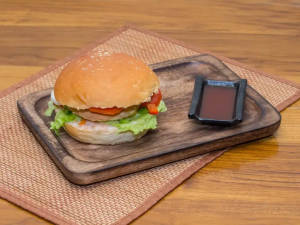 Classic aloo tikki burger