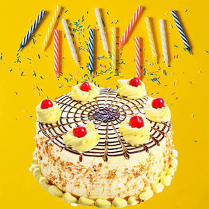 Buttar Scotch Cake ( Egg Less)[500g]