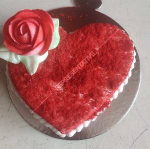 Red Velvet Heart Shape