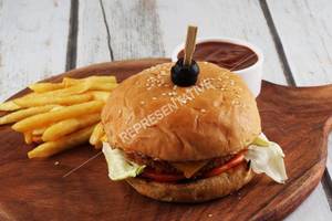 Desi Aloo Tikki Burger