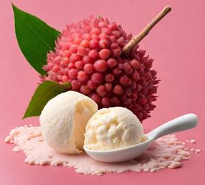 Natural Lychee Icecream 