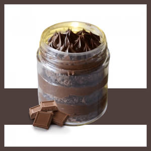 Dark Chocolate Jar Cake