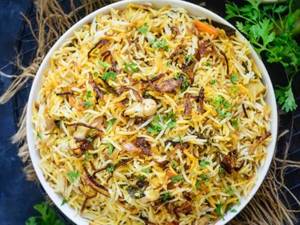 Veg. Hyderabadi Biryani