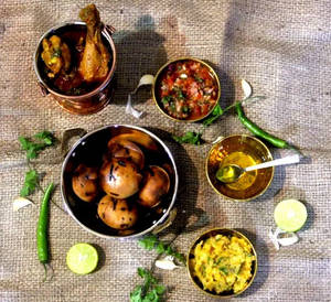 Traditional Village Style Chiken Litti