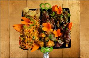 Vegetable Steak Platter