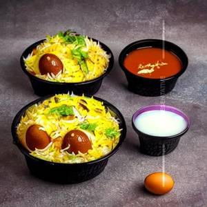 Double Egg Dum Biriyani