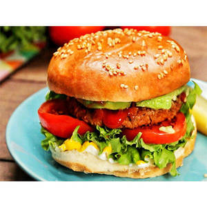 Barbeque Fried Chicken Burger