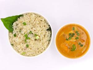 Thai Red Curry With Basil Brown Rice