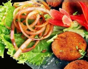 Salad with Tikki