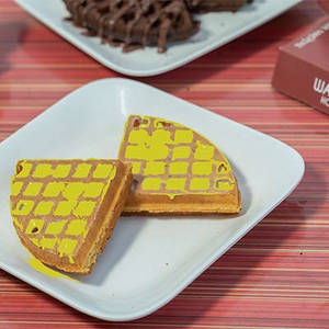 Winter Special Rasmalai Pistachio Waffle