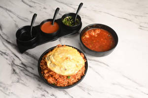 Chicken Triple Rice With Gravy