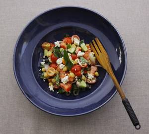 Greek Garbanzo Salad 