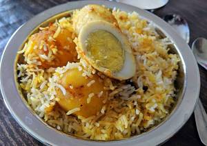 Egg biryani