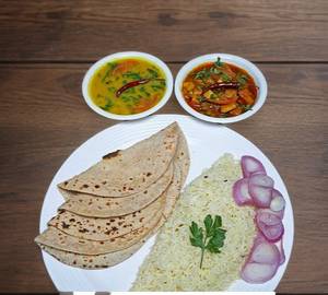 Matar Paneer Thali