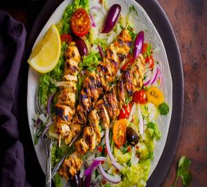 Chicken Seekh Kabab Salad