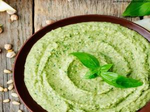 Basil Pesto Hummus Platter [Jain]