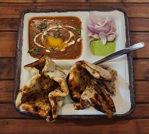 Chur Chur Naan with Dal Makhani & Raita