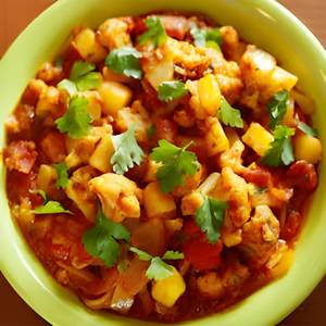 Aloo Gobhi Tamatar Fry