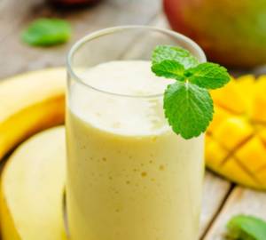 Mango banana Lassi