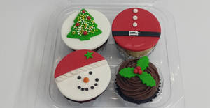 Assorted Box Of 4 Cupcakes