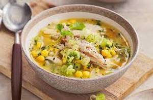Chicken sweet corn soups