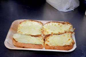 Cheese Corn Garlic Bread  