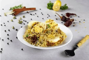 Egg Biryani [ 2 Eggs ]
