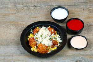 Cheese Corn Fried Momos [6 Pieces]