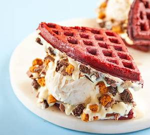 Triple Cookie Waffle