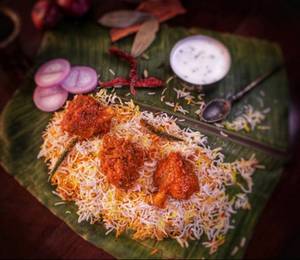 Andhra Mutton Fry. Biryani