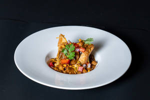 Samosa Chole Chaat