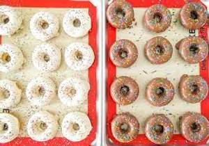 White Chocolate Filled Donut 