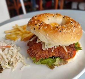 Crispy Chicken Bagel