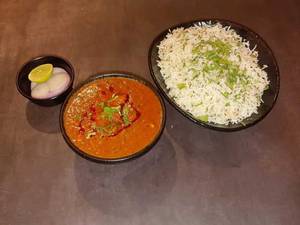 Dehati Chicken Curry With Jeera Rice