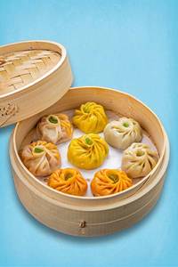 Veg Assorted Momos Platter - (12 - Pcs.)