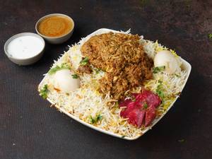Mutton Keema Biryani Full